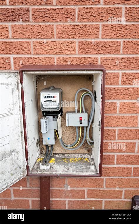 electric meter box outside house|external electrical meter box.